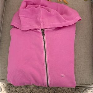 NWT Lane Bryant Pink Zip-Up Hoodie
